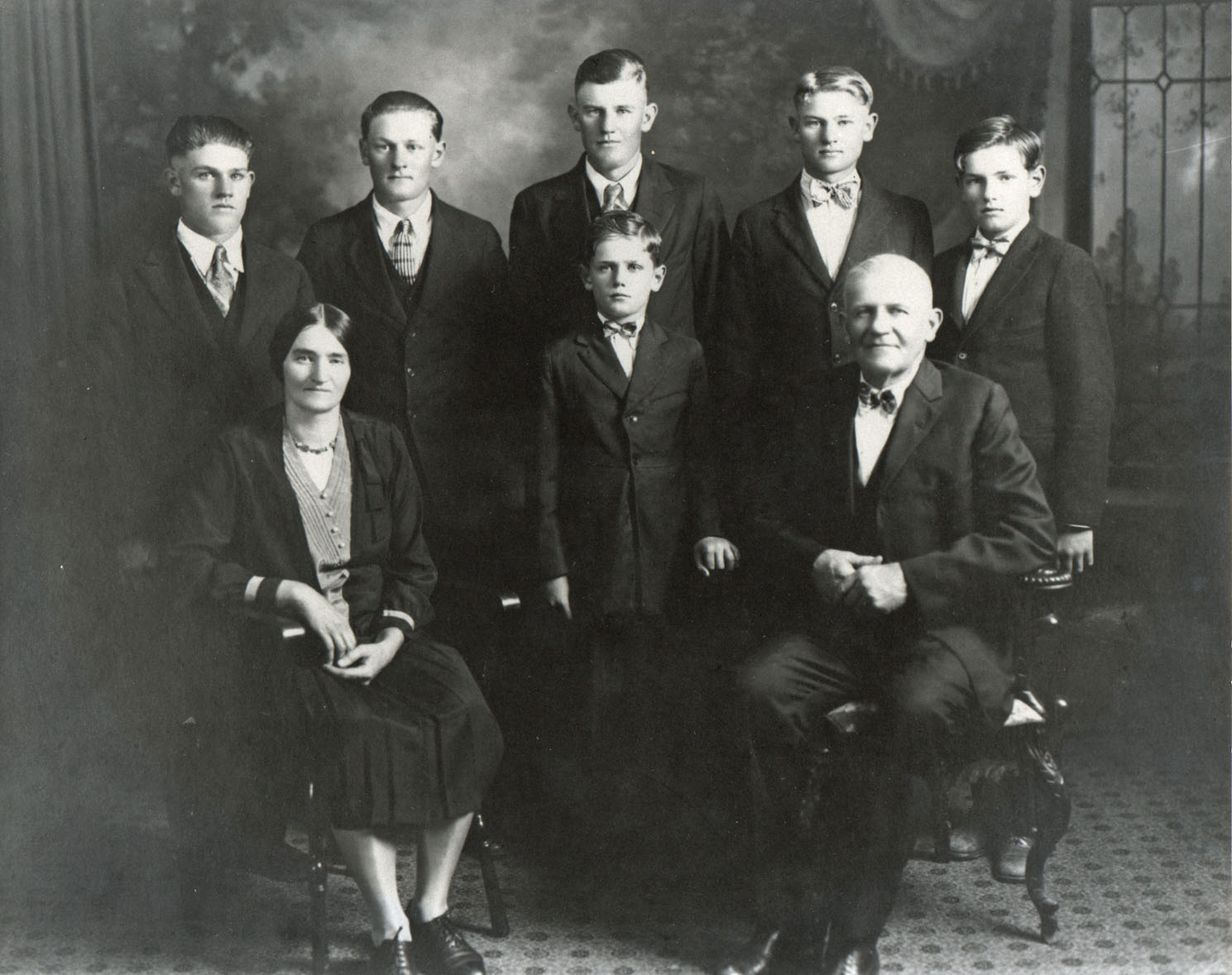 Photos: Gerber, Ernst And Clara Moser Family Portrait: Gerber Family Of 