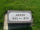 DeHaan, Agnes headstone photograph